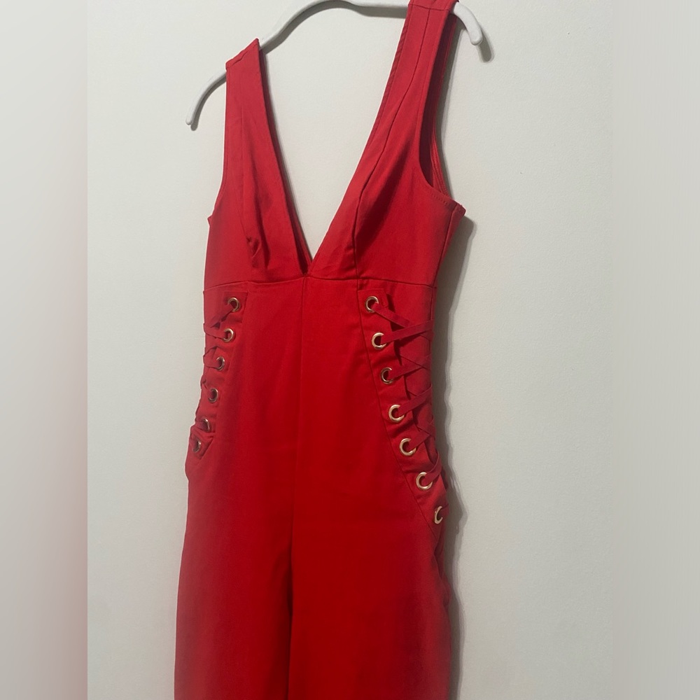 Red Jumpsuit - Picture 4 of 6